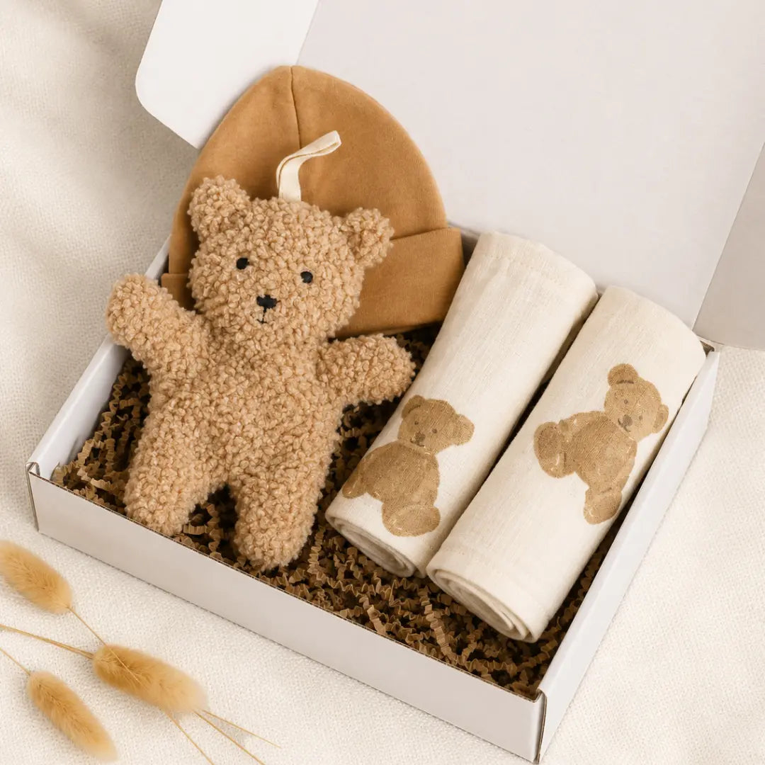 bär schlafsack erwachsene Baby Geschenkset neutral 