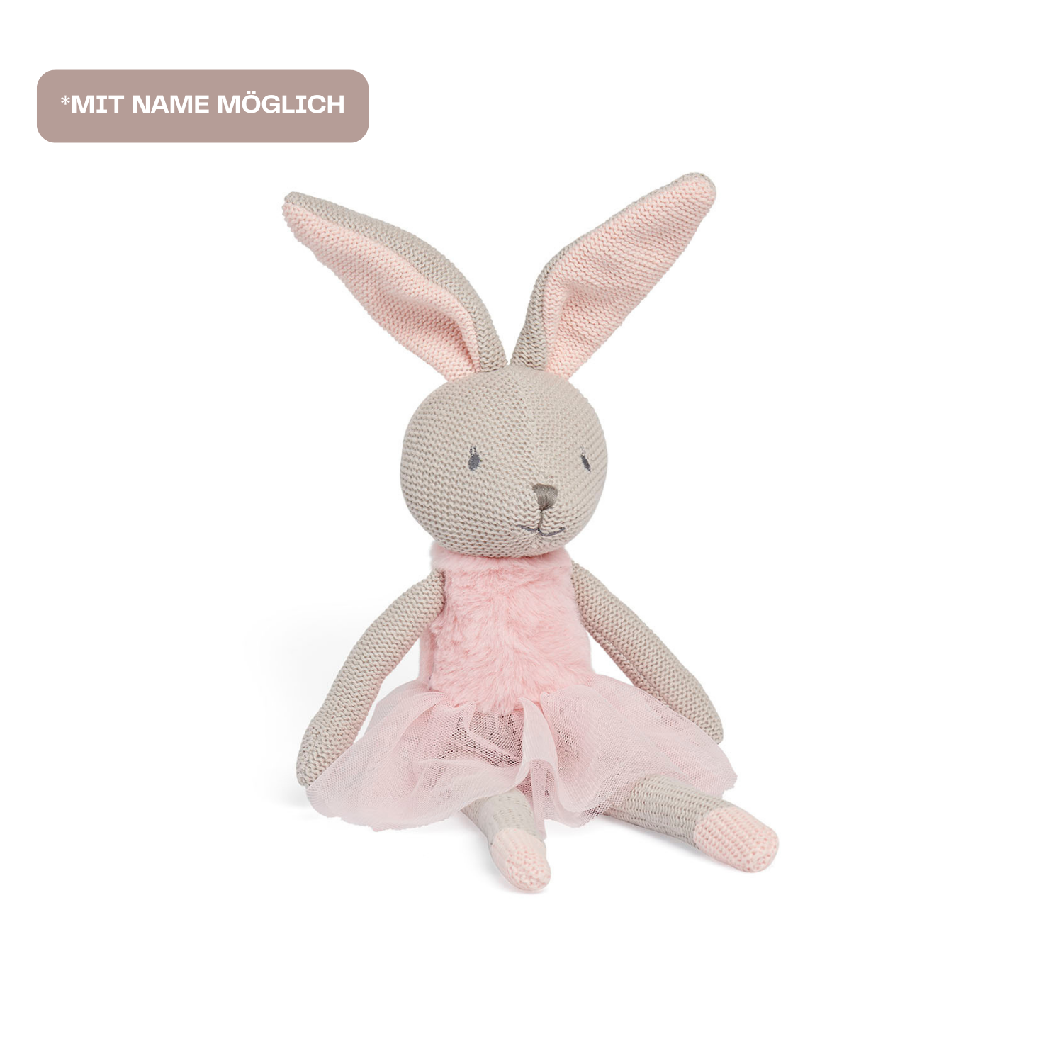 Jollein | Kuscheltier Hase rosa