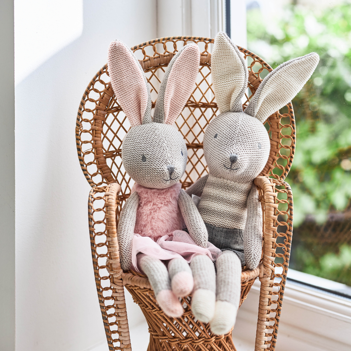 Jollein | Kuscheltier Hase rosa