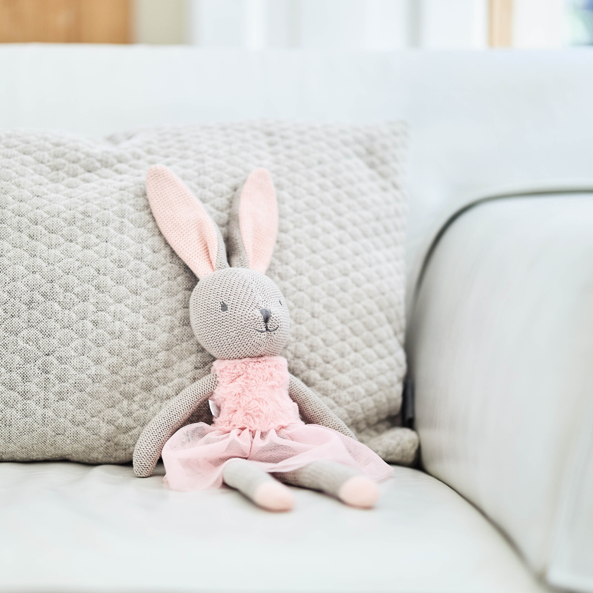 Jollein | Kuscheltier Hase rosa