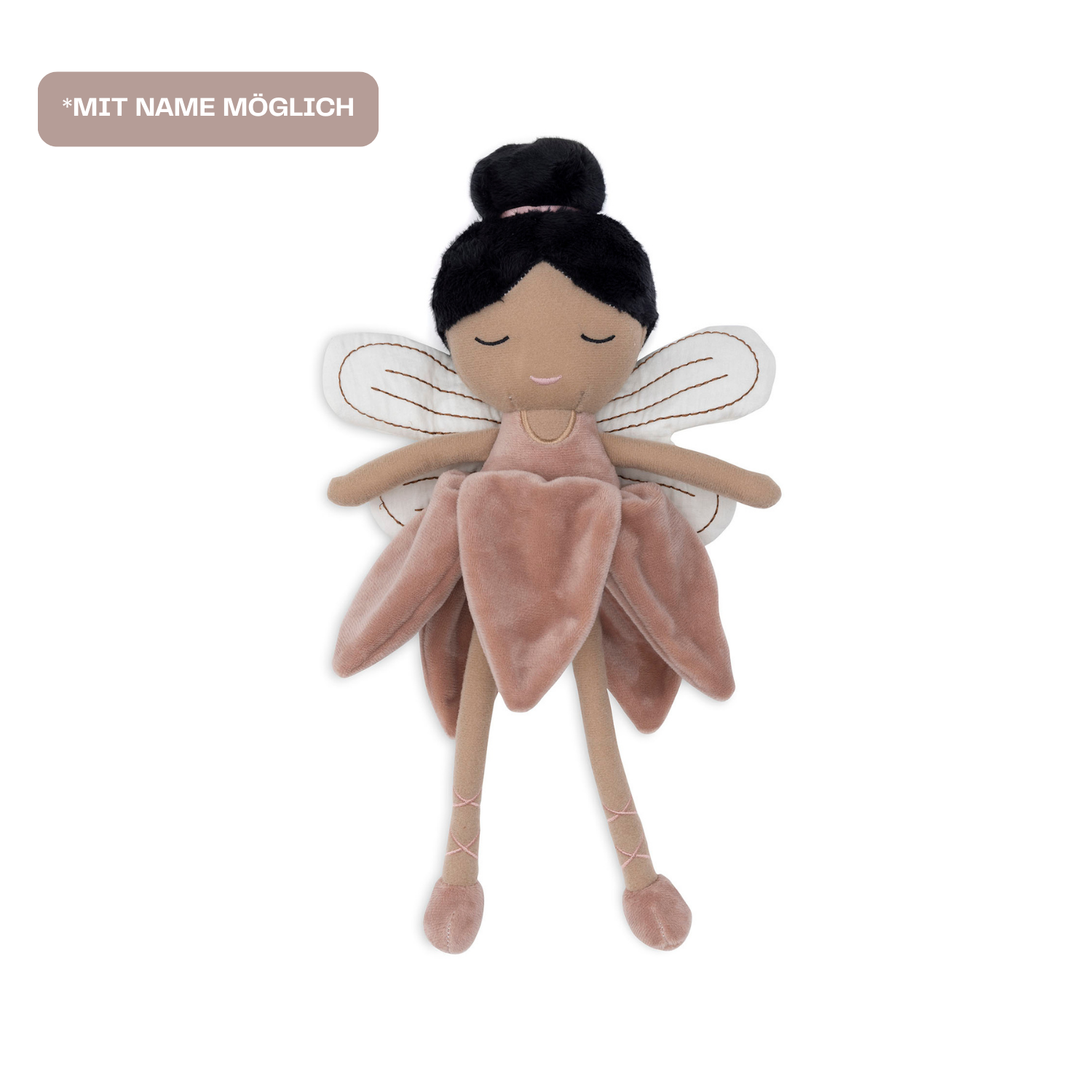 Jollein Kuscheltier Fee Rosa – weiches Babygeschenk von Lindfall