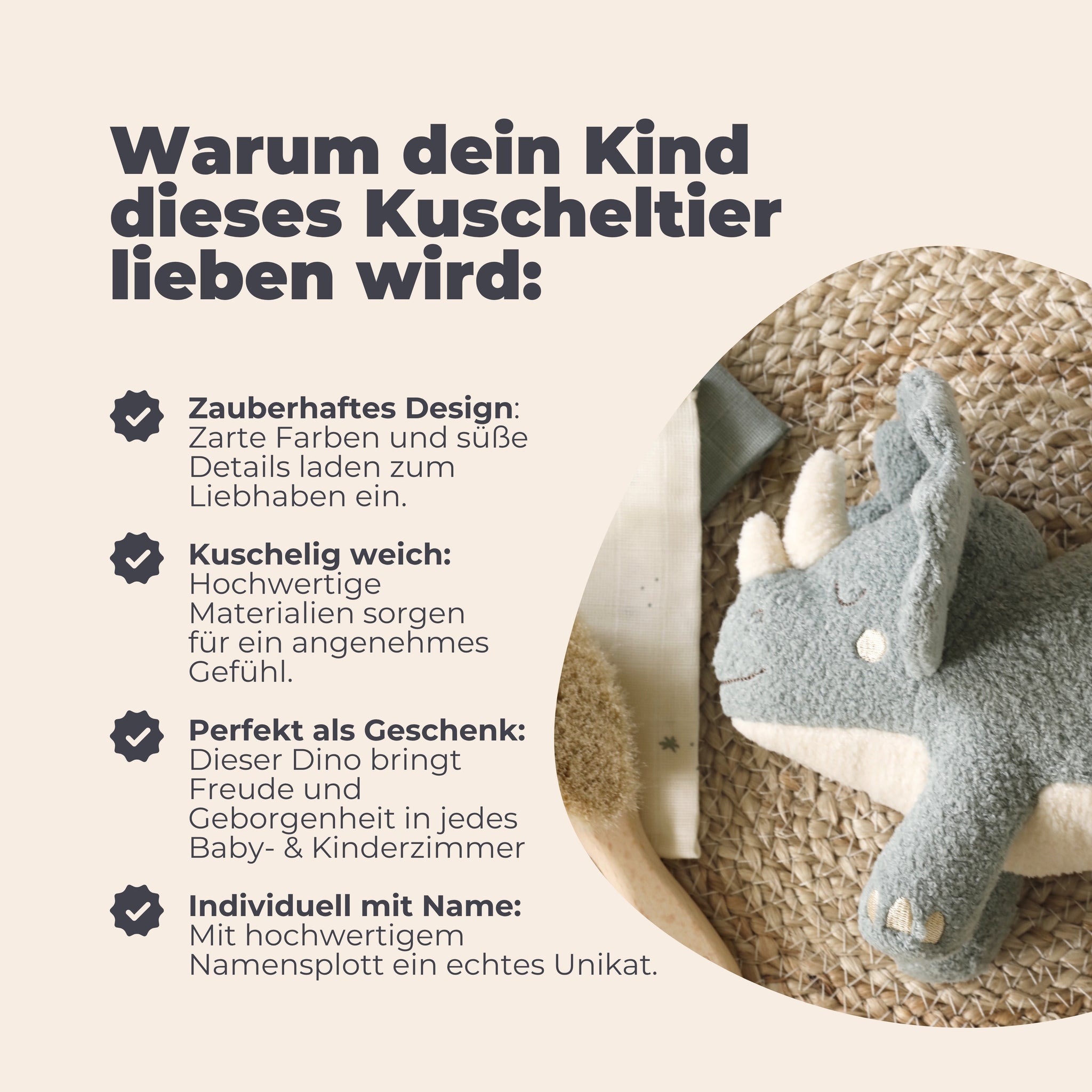 Jollein | Kuscheltier Dinosaurier