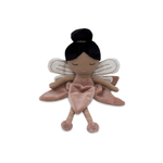 Personalisiertes Kuscheltier Fee Rosa mit Babynamen – Lindfall Shop